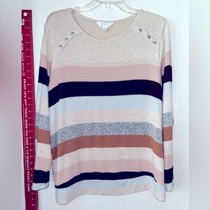 Market and Spruce Brushed Knit pullover top Size 1X.